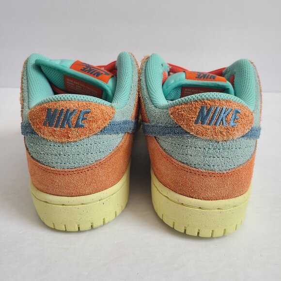 NEW Nike SB Dunk Low Shoes DV5429-800 Size 9.5 Orange Emerald Rise main image 4